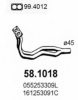 VW 055253091L Exhaust Pipe